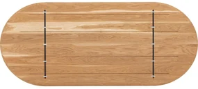 Goossens Excellent Eettafel Floyd, Semi rond 240 x 100 cm