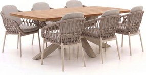 Diningset Bellagio | 6 personen | Tuinset teakhout | 7-delig | Kees Smit Tuinmeubelen