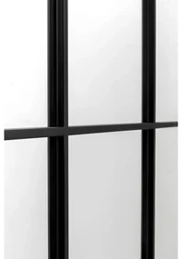 Kare Design Finestra Zwarte Spiegel Met Vakken 180x90 - 90x180cm