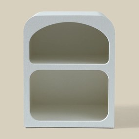 Organisch Nachtkastje Wit - 45x40x55cm.