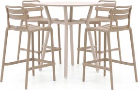 Barset Forza | 4 personen | Tuinset aluminium | 5-delig | Kees Smit Tuinmeubelen