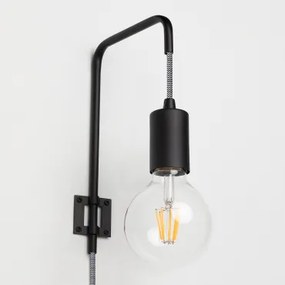 Alli Wandlamp Zwart - Sklum