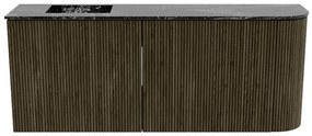 Mondiaz Joya DLux 100cm toiletmeubel ronding rechts shadow met wastafel faye links 1 kraangat lava