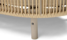 Stoel en Bank Loungeset 5 personen Rope Zand/Beige  Coco Amici