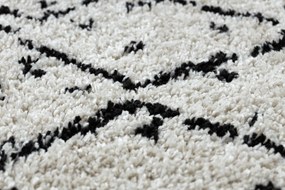 Tapijt, Vloerbekleding BERBER TETUAN B751 zigzag , crème - voor keuken, naar de gang