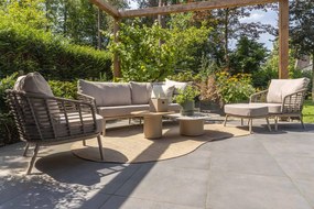 Taste by 4 Seasons Puglia loungeset latte Loungeset   taupe weerbestendig