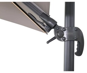 Garden Impressions Hawaii zweefparasol Lumen LED 300x300 cm - zand