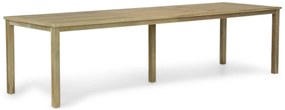 Dining Tuintafel Rechthoekig 300 x 90 cm Old teak greywash Weston