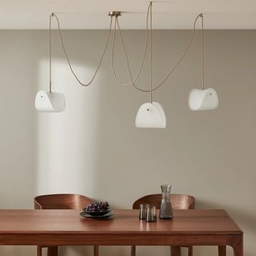 Hanglamp van matglas, MONA, ontwerp: Emmanuel Gallina