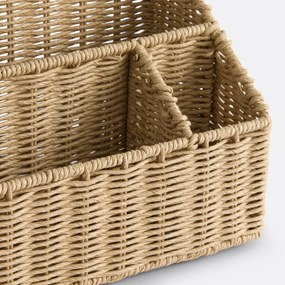 Brievenhouder van gevlochten papier, Kovu