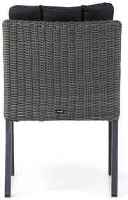 Tuinset 6 personen 260 cm Wicker Grijs Garden Collections Oxbow/San