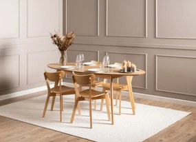 ROXY Natuurlijk eiken - HOUTEN STOEL VOOR WOONKAMER, EETKAMER, KEUKEN, RETRO