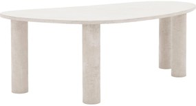 Goossens Eettafel Stone, Organisch 220 x 120 cm