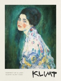 Kunstreproductie Portrait of a Lady - Gustav Klimt