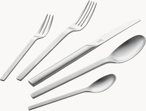 Mat geborstelde bestekset Minimale, 68-delig