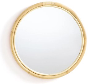 Ronde spiegel in rotanØ60 cm, Nogu