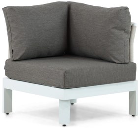 Hoek loungeset 6 personen Aluminium Wit  Lifestyle Garden Furniture Lorenzo