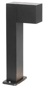 Industriële staande buitenlamp zwart 35 cm IP44 - Baleno