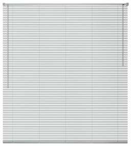 vidaXL Zonwering aluminium 120x220 cm zilverkleurig