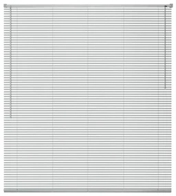 vidaXL Zonwering aluminium 120x220 cm zilverkleurig