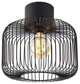 Design plafondlamp zwart - Baya Design E27 rond Binnenverlichting Lamp