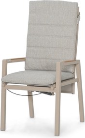 Verstelbare Tuinstoel Aluminium Zand/Beige Lifestyle Garden Furniture Vivaro   loft