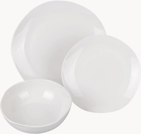 Porseleinen servies Wave, 6 personen, 18-delig