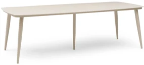 Dining Tuintafel rechthoekig 240 x 100 cm Aluminium Taupe Vienna
