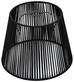 Buiten lampenkap met zwart touw IP54 40/28/30Japandi IP54 rond