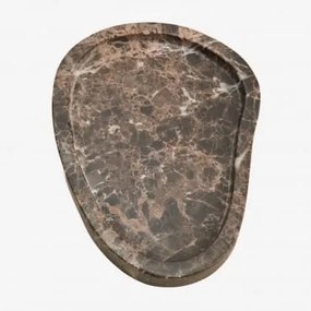 Orivando Marmeren Decoratieve Tray ↔︎ 20 Cm & Bruin Marmer Emperador - Sklum