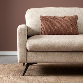 Moderne 3-zits Bank Beige Stof