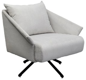 Kare Design Milo Draaibare Fauteuil Corduroy Beige