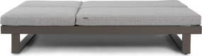 Lifestyle Garden Furniture Massimo Ligbed Met Kussen Antraciet/earth Aluminium Grijs