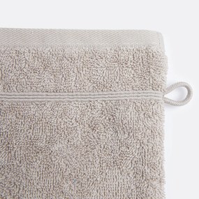 Set van 4 washandjes in bouclette badstof, Zavara