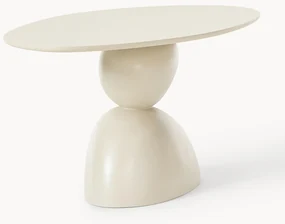 Ovale eettafel Sahra beige