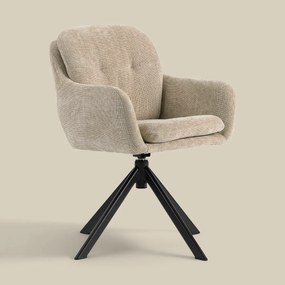 Draaibare Eetkamerstoel Beige