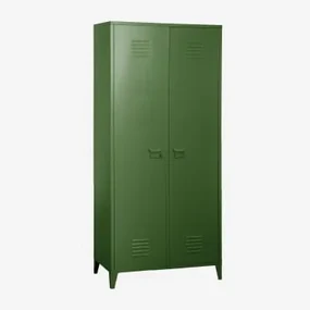 Pohpli Stalen 2-deurs Lockerkast Groene Pesto - Sklum