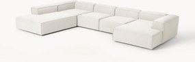 Modulaire U-bank Lennon uit bouclé