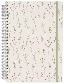 HEMA Fotoboek Plakboek Met Spiraal 32.5x23 Bloemen