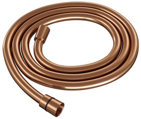 Brauer Copper Edition complete inbouw regendouche met staafhanddouche, gebogen wandarm en hoofddouche 20cm set 3 koper geborsteld PVD