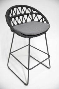 4 Seasons Outdoor Motivi bar set met Taverne bartafel 200 x 85 cm  BarsetTuinset    antraciet weerbestendig