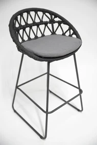 4 Seasons Outdoor Motivi bar set met Prado bartafel 200 x 70 cm  BarsetTuinset    antraciet weerbestendig