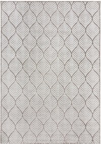 In- & outdoor laagpolig vloerkleed Elm Leaf