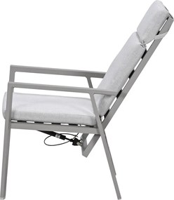 Garden Impressions Kasper tuinstoel verstelbaar - taupe