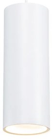 Design hanglamp wit rond GU10 50mm - Tubo Design, Modern GU10 Binnenverlichting Lamp