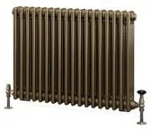 Eastbrook Rivassa 3 koloms radiator 85x60cm staal 1467W brons