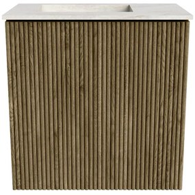 Mondiaz Joya DLux 40cm toiletmeubel dusk met wastafel faye links zonder kraangat ostra