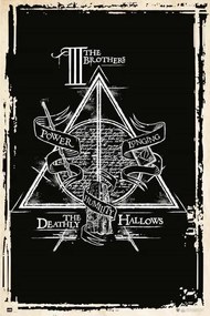 Poster Harry Potter - Symbool van de Relieken van de Dood, (61 x 91.5 cm)