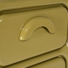 Retro Ladekast Groen - 50x32x108cm.