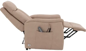 Goossens Relaxstoel Troyes, Relaxfauteuil - lift up systeem+2 motors (140 kg)